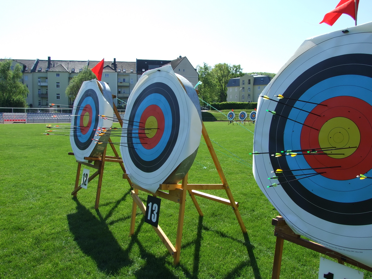 Scheiben mit Pfeilen